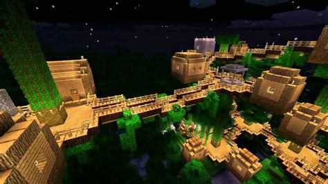 Minecraft - Jungle Tree Village - YouTube
