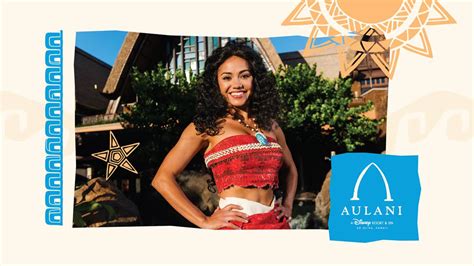 Moana Returns For Photo Opportunities At Aulani A Disney Resort And Spa