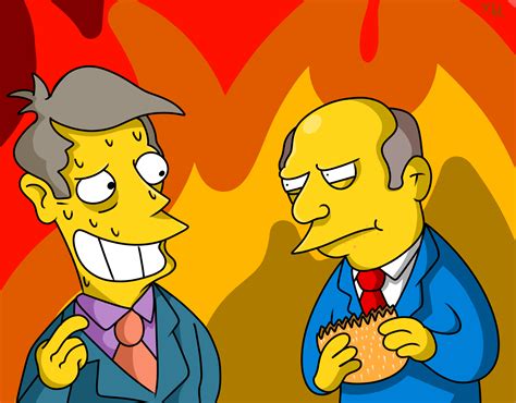 Simpsons February Day 6 Seymour Skinner And Superintendent Chalmers By Xbl On Newgrounds