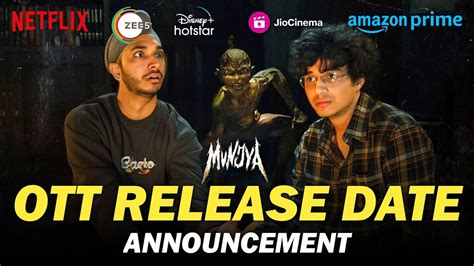 Munjya Ott Release Date Announcement Update Disney Plus Hotstar New Movie Youtube