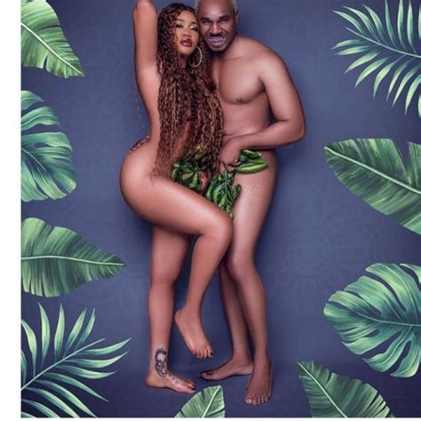 Toyin Lawani And Pretty Mike Pose Nude For Adam And Eve Inspired Photos