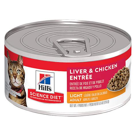 Hill's veterinarians, pet nutritionists, breeders, and cat professionals formulated precise formula diets that guarantee specific nutritional no you do not need a prescription for hills cd cat food. Hill's® Science Diet® Light Adult Cat Food | cat Wet Food ...