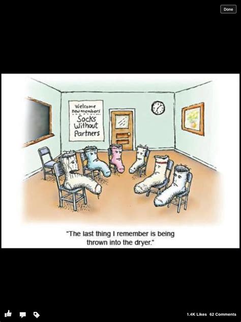 Missing sock therapy. | Life humor, Funny, Funny cartoons