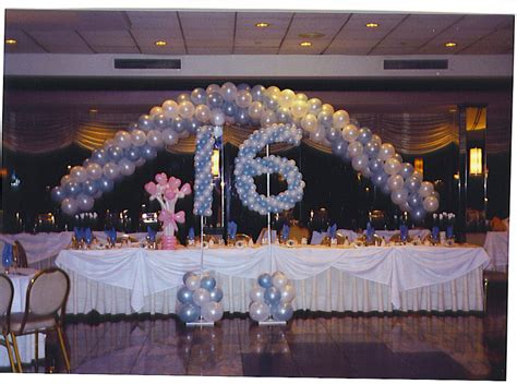 Sweet Sixteen Balloon Decorations Sweet 16 Party Decorations Sweet