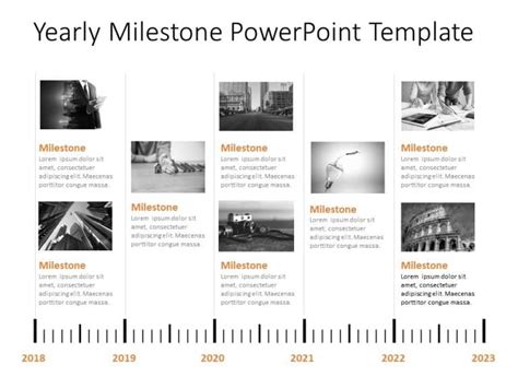 Company History Timeline Powerpoint Template Slideuplift