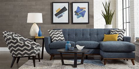 East Side Sapphire 4 Pc Sectional Living Room Rooms To Go