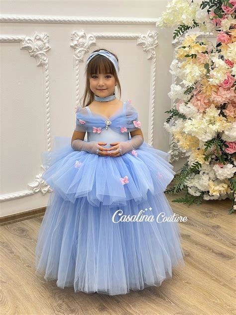 Disney Princess Cinderella Tutu Gown Dress Baby Girl