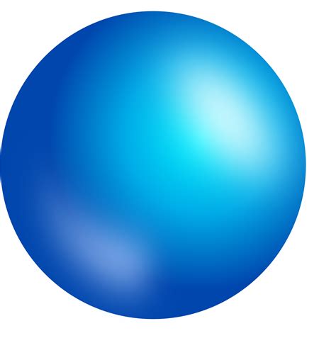 Download Clipart Ball Sphere Blue Sphere Png Transparent Png