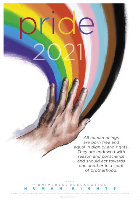 Celebrate Pride Month Poster Shareamerica