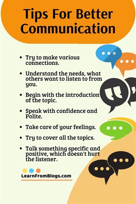 Tips For Better Communication Effective Communication Skills Good