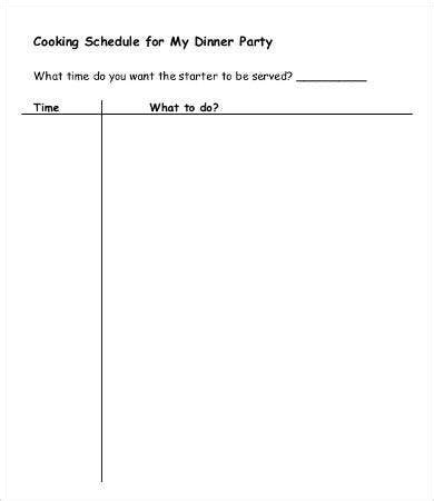 7 email templates to help shave time when planning events. Party Schedule Template - 12+ Free Word, PDF Documents ...
