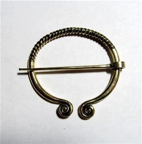 Celtic Knot Cloak Pin 2 14 Penannular Brooch Antique Etsy
