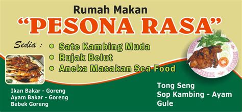 contoh desain banner rumah makan | desaingrafisindo