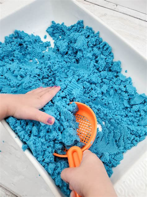 This Fun Diy To Make Your Own Kinetic Sand Is Perfect For Sensory Play