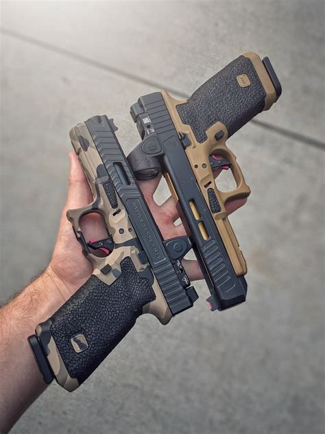 A Cute Pair Customized Glock 17 And 34 Rglockmod