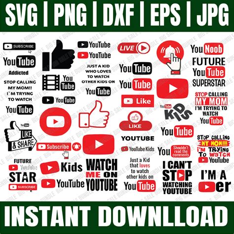 Bundle 37 Files Youtube Subscribe Svg Youtube Subscribe But Inspire