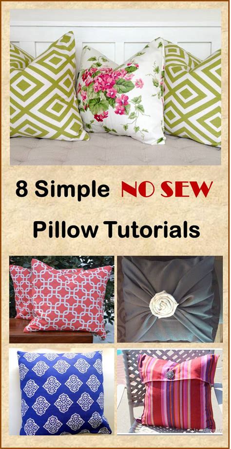 Simple No Sew Diy Pillow Tutorials Cheer And Cherry