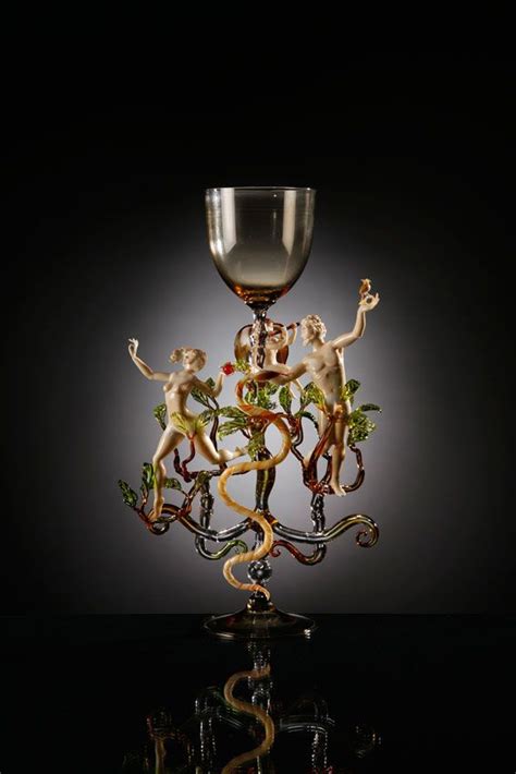 Lucio Bubacco B 1957 Murano Master Glass Artwork Glass Art Art Deco Sculpture