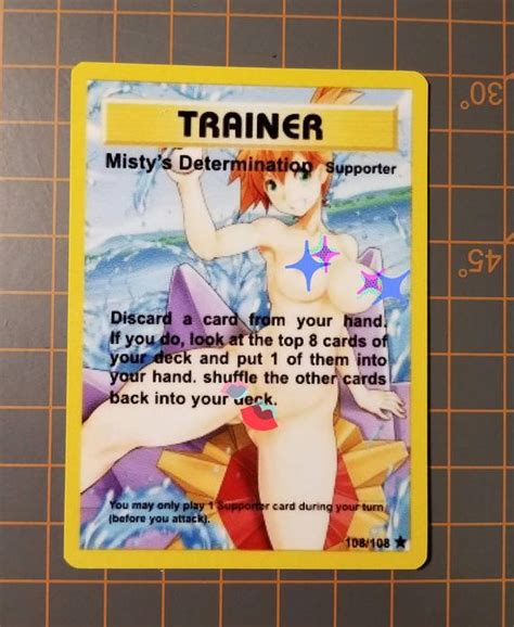 Check spelling or type a new query. Custom Fan Made Pokemon Card Mistys Determination V1 | Etsy