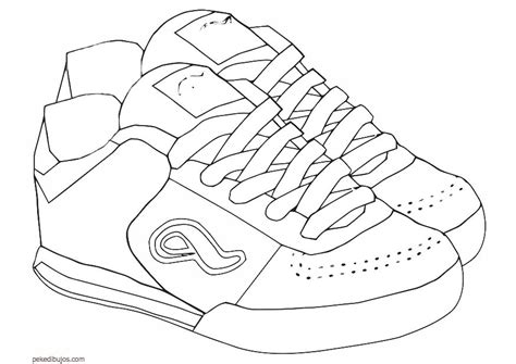 Dibujos de zapatos para colorear
