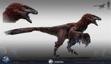 J Lesaffre Jurrassic World Deinonychus Acrocanthosaurus