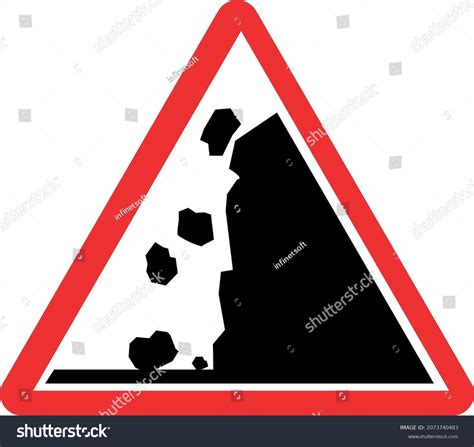 4703 Falling Rocks Sign Images Stock Photos And Vectors Shutterstock