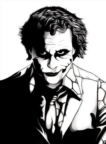 Heath Ledger The Joker Zeichnungen Wand Malen Malen