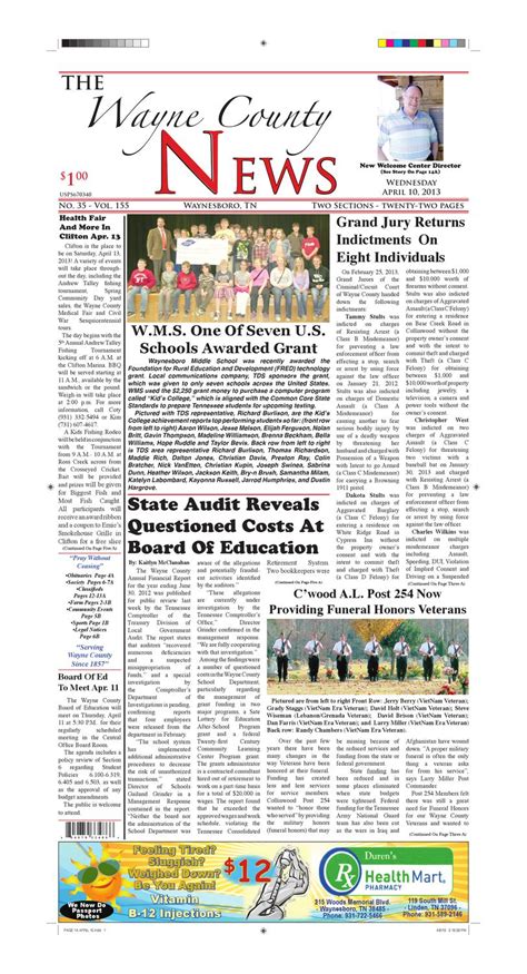 Wayne County News 04-10-13 by Chester County Independent - issuu