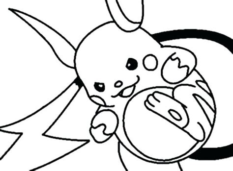 88 free printable coloring pages of pokemon series characters. Pokemon Raichu Coloring Pages at GetColorings.com | Free ...