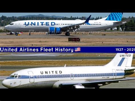 United Airlines Fleet History Youtube