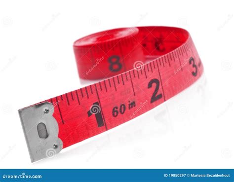 Tape Measure On A White Background Stock Image Image Of Isolated