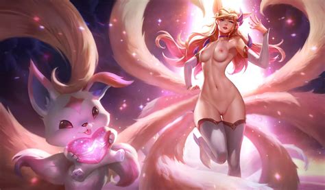 Star Guardian Ahri Richtofen Nudes By Creptiqal