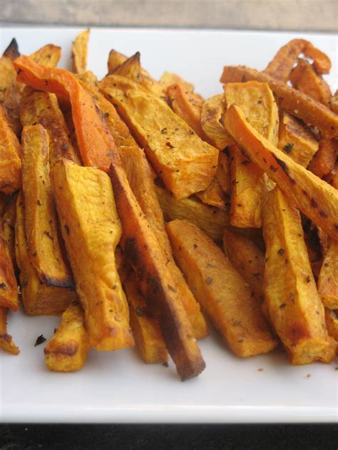 Since we like to stick to the healthier side, we prefer to follow our oven baked sweet potato fries recipe and be rewarded with crispy, caramelized fries with tender middles. White Family Recipes: Sweet Potato Fries with Ranch BBQ Sauce
