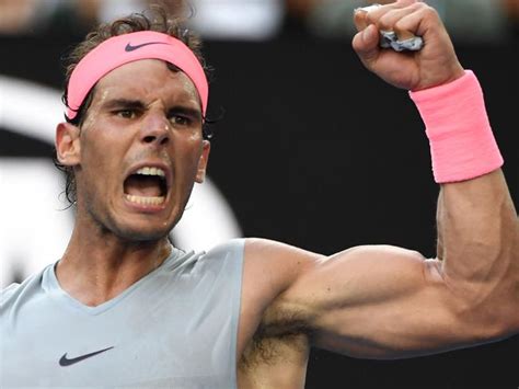 Australian Open Rafael Nadal Guns Fitness Roger Federer Photos