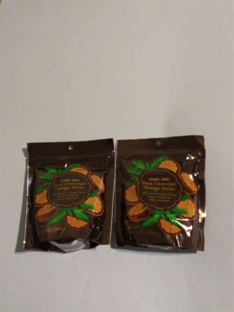 2 Packs Trader Joes Dark Chocolate Orange Sticks 10 Ozpack Ebay