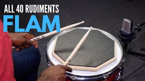 How To Play Flam Drum Rudiment Lesson Youtube