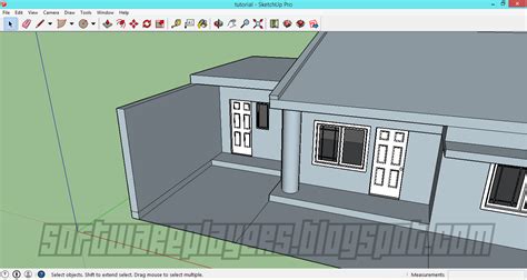 desain rumah minimalis menggunakan google sketchup full