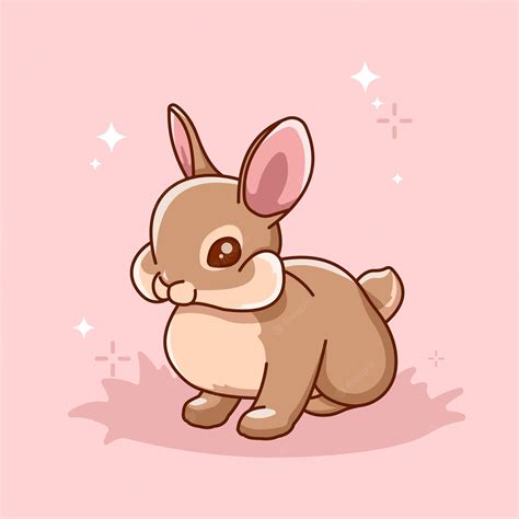 Premium Vector Cute Little Rabbit