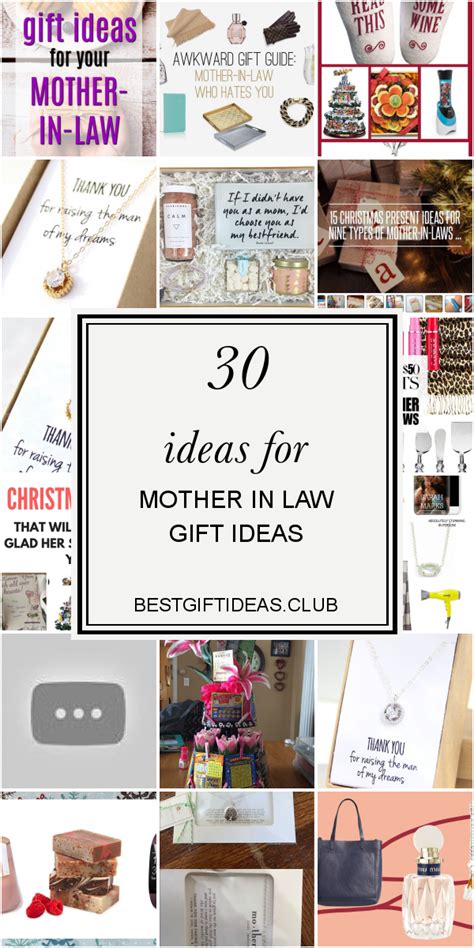 When choosing gifts for your mil make sure you look for things that suit her personality or that she can really use. 30 Ideas for Mother In Law Gift Ideas