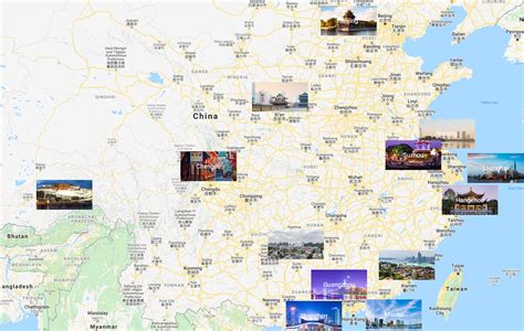 Cities Map Of China