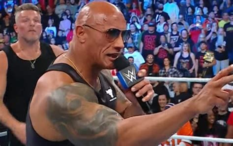 the rock blown away by fans reaction to his smackdown return wrestling news plus