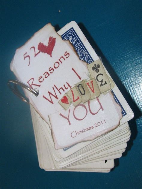 52 Reasons Why I Love You Deck Of Cards For My Hubby 52 Reasons Why