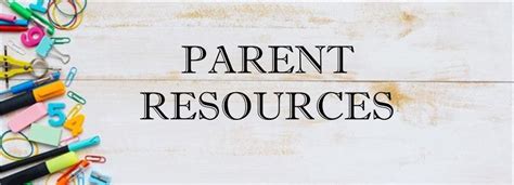 Parent Resources Resources Posen Robbins Esd 143 5