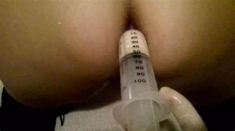 2 Warm Milk Enema Syringes And Anal Inspection Xhamster