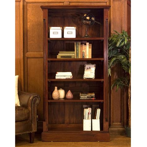 The asymmetrical etagere/bookcase design has multiple levels of large and small shelves perfect in form and function. Elegant Mahogany Large Bookcase