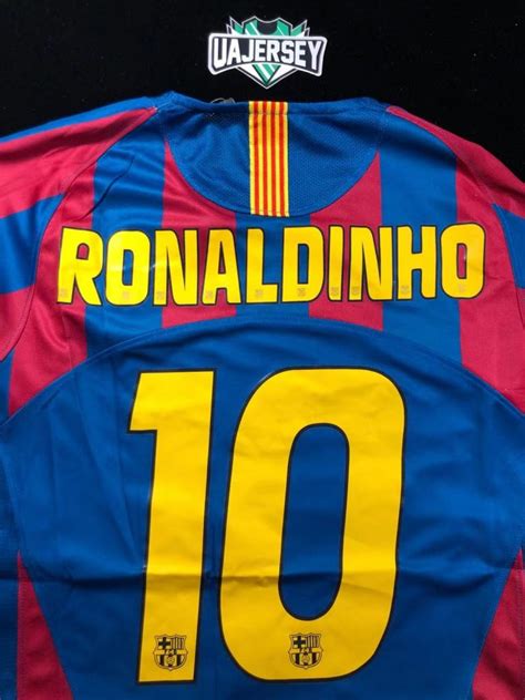 Ronaldinho 10 Fc Barcelona 2006 Champions League Jersey Uajersey