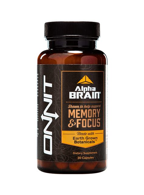 Alpha Brain 90ct Memory Focus Nootropics Brain Supplements