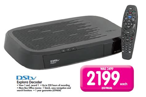 Dstv explora decoder user manual, tutorial, step by step. Great tech deals for Christmas
