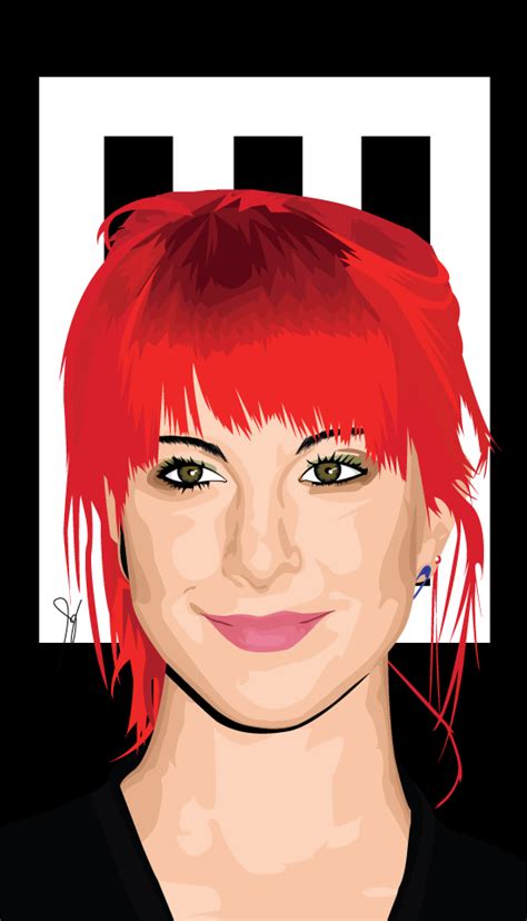 Hayley Williams Paramore Vector Art By Seansteve On Deviantart