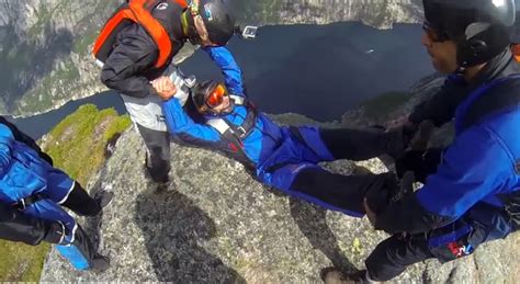 Video Friends Throw Base Jumper Off Cliff The Spokesman Review